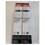 2 New 23" x 64" Cordless Vinyl Mini Blinds