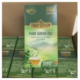Case of 25/Bx Pure Green Tea True Ceylon Teas