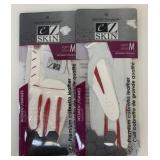 2 New Size M Ladies Right Hand Golf Gloves