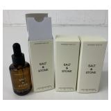 3x 30ml New Salt & Stone Antioxidant Facial Oil