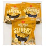 3x 227g Wag More Bark Less Sliders Dog Treats