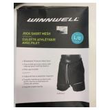 New Winnwell Size L Youth Jock Mesh Shorts