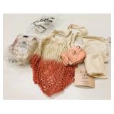 2 New Lark & Ives Hair Scarf Sets & Bag