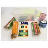 Pencils, Coloured Pencils, Erasers Plus