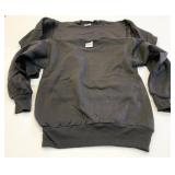 2 New Black S Hanes Activewear Crew Sweatshirts