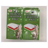 2x 10/Pk Cat Litter Bags