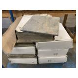 7 Boxes 9 Tiles Per Box 12' x 12' Slate