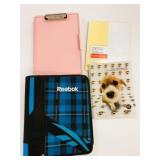 Binder, File Hard Case, Ruled Sheets & Notebook