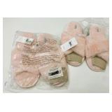 2 New Pairs Size S/M & M/L Slippers