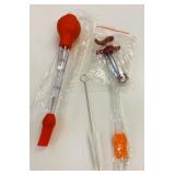 New 5Pc Meat/Turkey Baster Set
