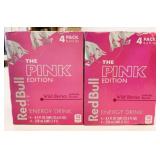 2x 4Pk The Pink Edition Red Bull Energy Drink