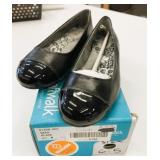 Softwalk Size 6.5 Black Flat Shoes
