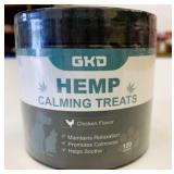 120 GKD Hemp Calming Treats for Dogs & Cats