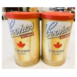 2x Coopers DIY Beer Canadian Blonde Beer
