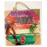 New Vintage Style Wood Wall Sign 12' x 12'