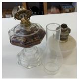 2 Vintage Oil Lamps *AS IS