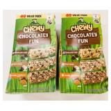 2x 40/Pack Quaker Chewy Chocolatey Fun Bar Mix