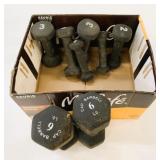 Dumbbell Weights 1lb, 2lb, 3lb & 6lb