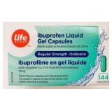 Life Brand Ibuprofen Liquid Gel Caps 144 Pack