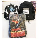 3 New Backpacks, Chiefs Anime & Multi-Compartment
