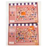 2 New 72/Pack Puzzle Erasers