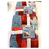 2 New Super Soft 48x60" Throws