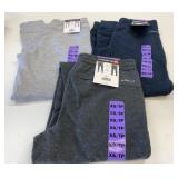 3 New Pairs Quicksilver XS Zipper Pocket Joggers