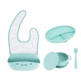 New Bazzle Baby Silicone Foodie Feeding Set