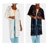 2 New Time & Tru Lace Kimono Size L/XL