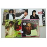 5 Michael Jackson Record LPs