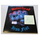 Motorhead 1982 "Iron Fist" Record LP