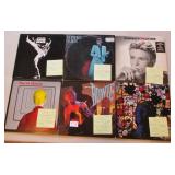 6 David Bowie Record LPs 1972-1984
