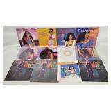 12 Donna Summer 7' Records W/ Pic Sleeves