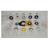 16 Misc. Vtg Doo-wop 7' Records