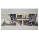 (10) 7' Rock Records W/ Pic Sleeves 1980's