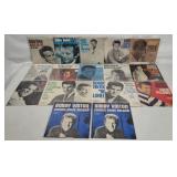17 Bobby Vinton 7' Records W/ Pic Sleeves