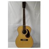 Vtg Harmony H6340 Acoustic Guitar, Damaged