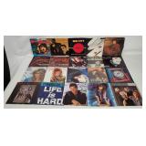 20 Rock/ Pop 7' Records W/ Pic Sleeves 1980's