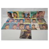 (20) 7' Records W/ Pic Sleeves 1950-60's