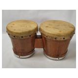 Vtg Flor Car Bongo Drums Mexico