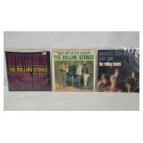 3 Rolling Stones 7' Records W/ Pic Sleeves