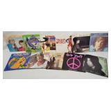 (11) 7' Records W/ Pic Sleeves, Mostly 80's