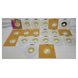 20 Assorted Bee Gees 7' Records