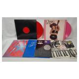 6 Colored Vinyl 12' Singles - Charo, Elton John