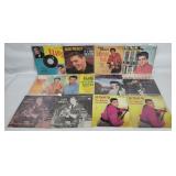 12 Elvis Presley 7' Records W/ Pic Sleeves