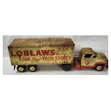 Vtg Lumar Loblaws Steel Semi Truck