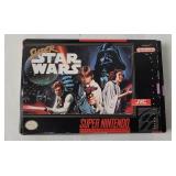 Snes Super Star Wars Game W/ Box