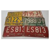1960's Ohio License Plates