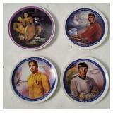 1991 Hamilton 25Th Anniv. 4 Mini Star Trek Plates