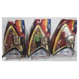 2003 Star Trek Action Figures: Kirk, Uhura & Kahn